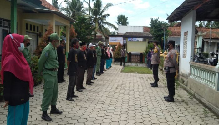 Operasi Yustiti dan Sosialisan PPKM Mikro 20201 Desa Kalirejo Kecamatan Kebumen 01