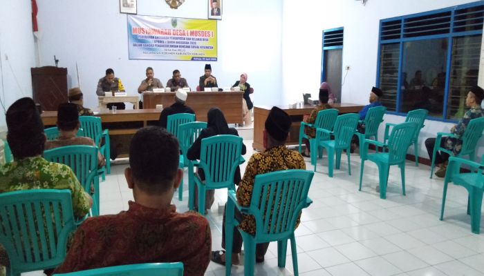 MusDes Perubahan APB Desa Kalirejo dalam Rangka Penangulangan Bencana Sosial kesehatan 01