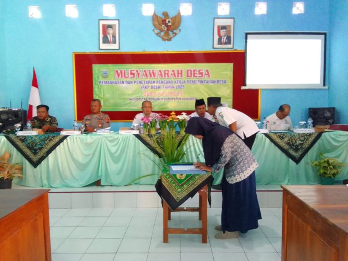 Musdes pembahasan dan penetapan RKP Desa tahun 2025 desa kalirejo 02