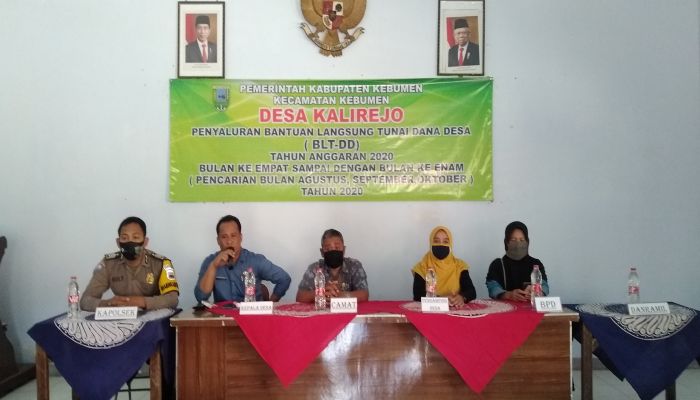 Penerimaan Bantuan langsung tunai tahap ke -5 Desa Kalirejo