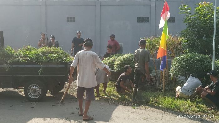 Pelaksanaan Bulan Bhakti Gotong Royong Desa Kalirejo Kecamatan Kebumen  02