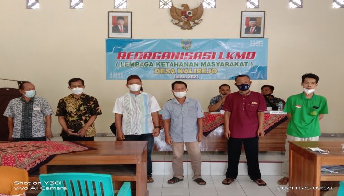 Reorganisasi LPMD Desa Kalirejo Kec. Kebumen 01