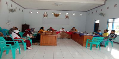 Rapat Koordinasi Tim Gugus Tugas Covid-19 Desa Kalirejo Kecamatan Kebumen