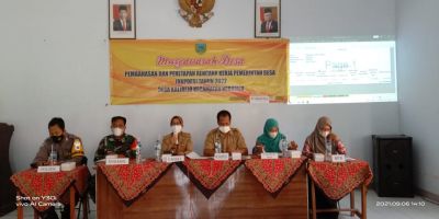 Agenda Pembahasan dan Penetapan RKPDes Desa kalirejo Th. 2022
