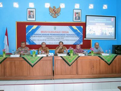 Musdes Perencanaan Pembangunan Dalam Rangka Penyusunan RKP Desa Kalirejo Tahun 2025