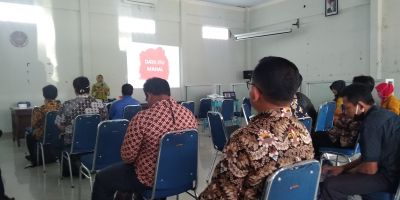 Sosialisasi DTKS di aula Dinas Sosial Kabupaten Kebumen