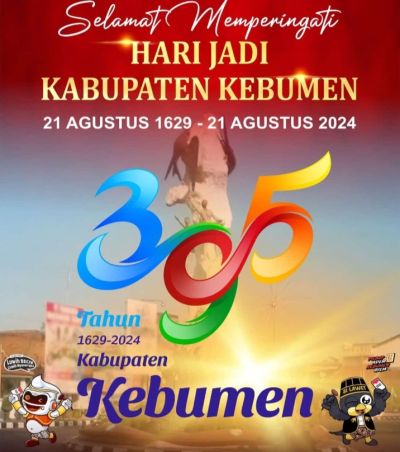 Selamat hari jadi Kebumen ke - 395