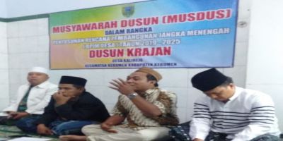 Keterlibatan Warga Desa Kalirejo Dalam Musyawarah Dusun