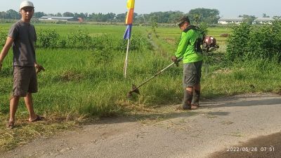 Pelaksanaan Bulan Bhakti Gotong Royong Desa Kalirejo Kecamatan Kebumen 